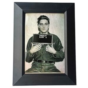 ELVIS PRESLEY MugshotVintage Musical Retro Blues rock and roll icon superstar